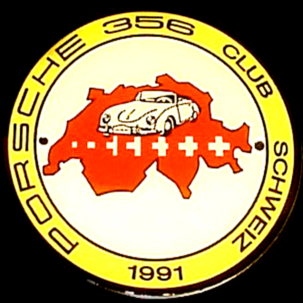 Porsche 356 Club of Switzerland car badge